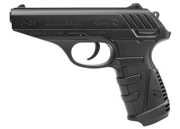 Gamo P-25 air Pistol, .177 Cal, CO2, Blowback, Synthetic