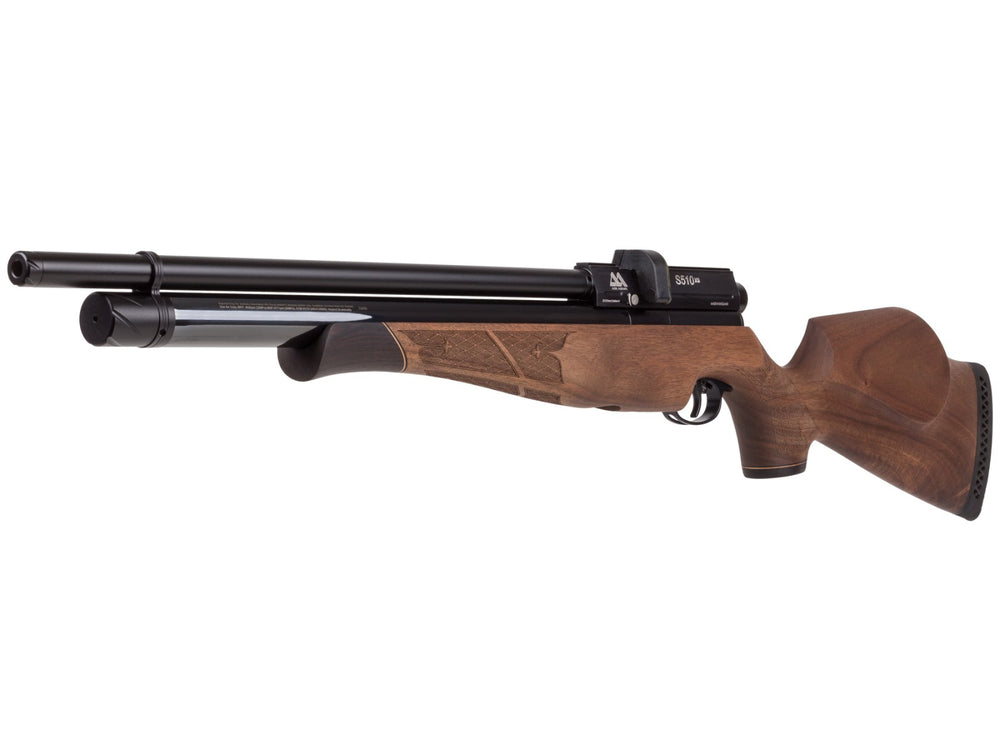 Air Arms S510 Xtra FAC PCP Carbine, .22 Cal, Multi-Shot, Walnut, Sidelever, RH