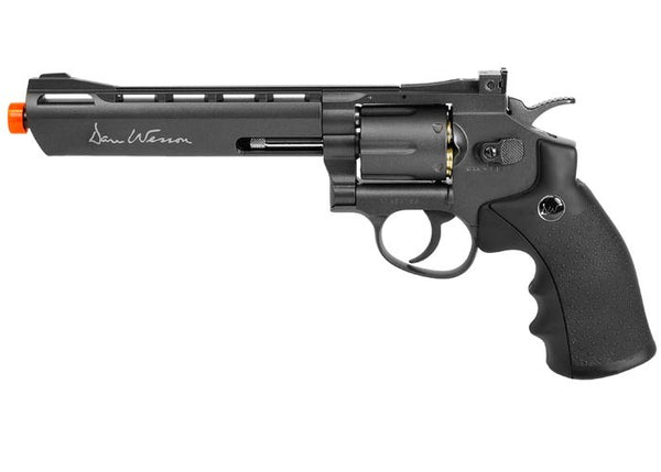Dan Wesson 6" CO2 Airsoft Revolver, Grey, 6mm