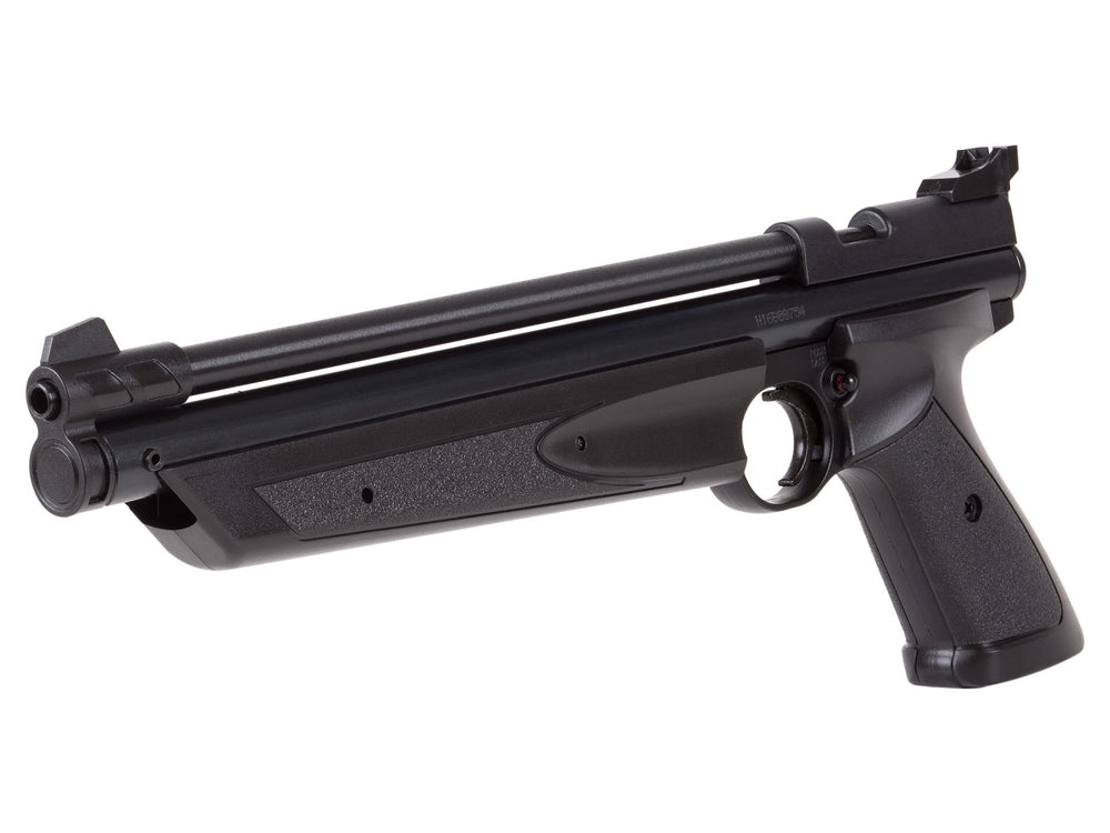 Crosman 1322 Air Pistol, Black, .22 Cal, Multi-Pump, Single-Shot