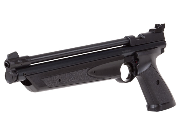 Crosman 1322 Air Pistol, Black, .22 Cal, Multi-Pump, Single-Shot