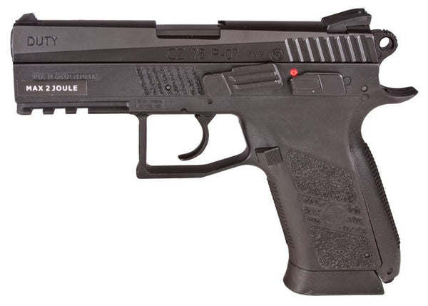 CZ 75 P-07 Duty CO2 Pistol, Blowback, .177 Cal, Red