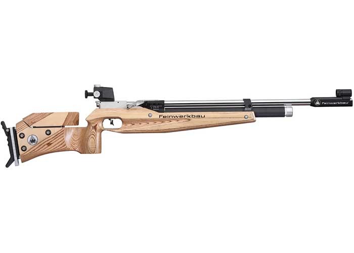 Feinwerkbau 800 Universal Air Rifle, .177 Cal, PCP, Single-Shot, Wood, RH