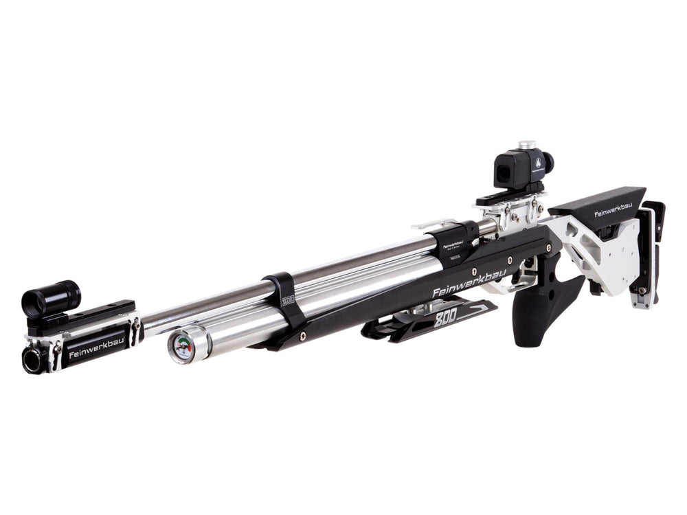 Feinwerkbau 800 ALU Air Rifle, Black, .177 Cal, PCP, Single-Shot, RH