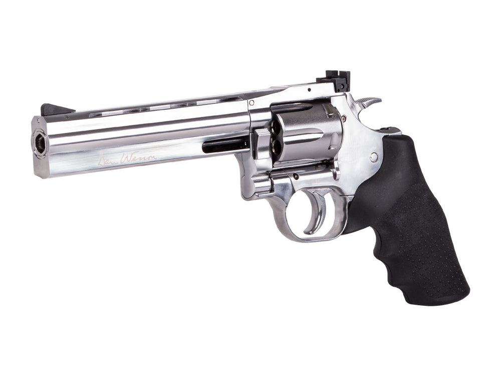 Dan Wesson 715 6" CO2 BB Revolver, Nickel, .177 Cal, Silver