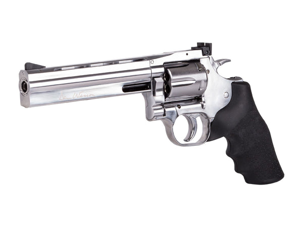 Dan Wesson 715 6" CO2 BB Revolver, Nickel, .177 Cal, Silver