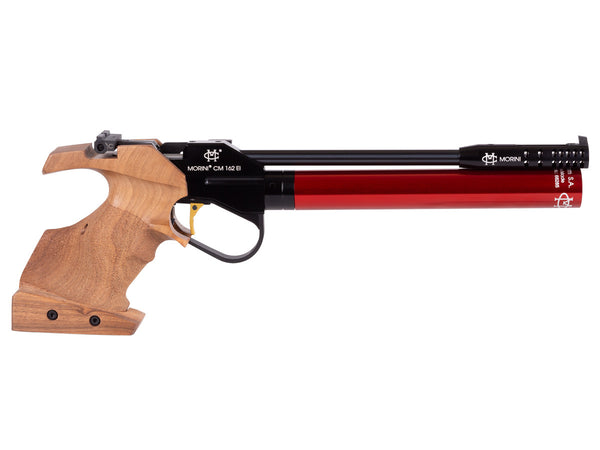 Morini MOR-162EI Air Pistol, .177 Cal, Walnut
