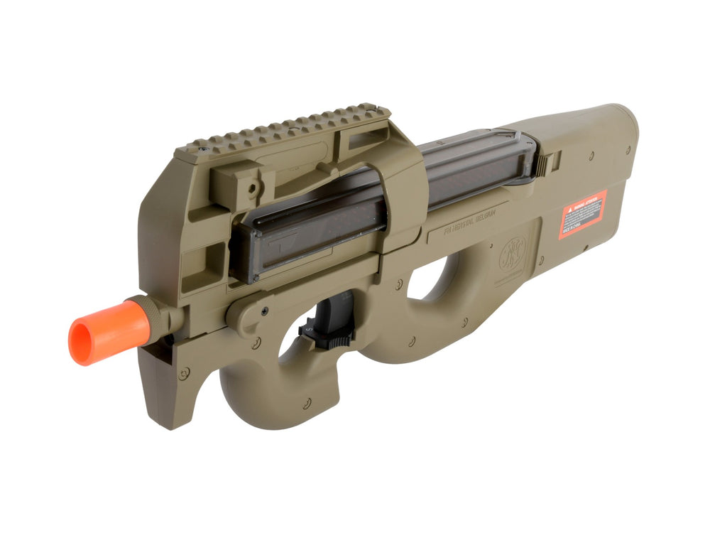 FN Herstal P90 AEG Electric Airsoft Rifle, Tan, 6mm