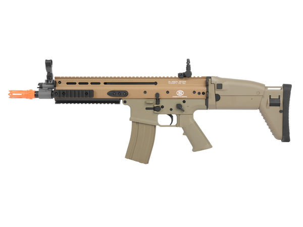 FN SCAR-L Metal AEG Airsoft Rifle, Tan, 6mm, Full Auto
