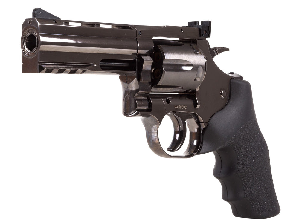 Dan Wesson 715 4" CO2 BB Revolver, Steel Grey, .177 Cal, Silver