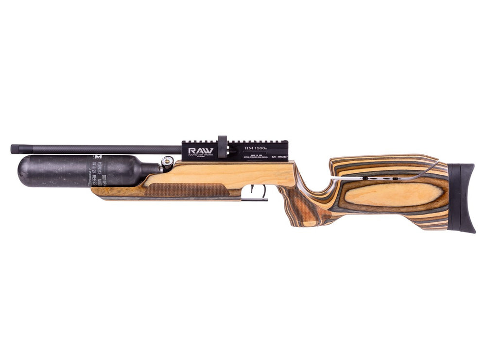 RAW HM1000x Mini LRT Air Rifle, Tan Laminate
