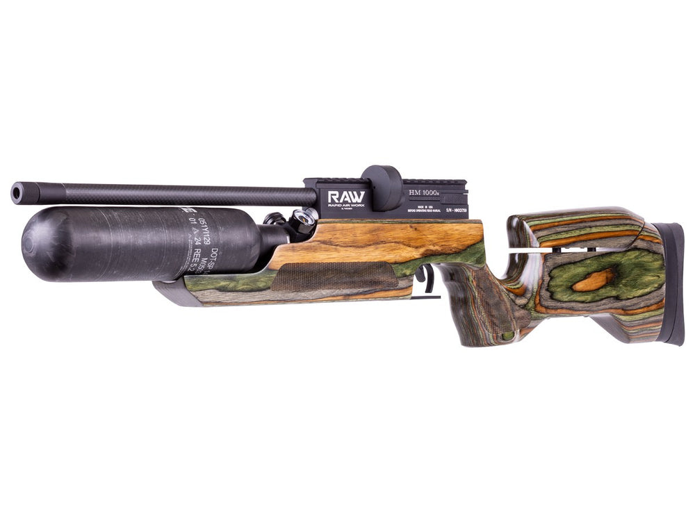 RAW HM1000x Mini LRT Air Rifle, Camo Laminate
