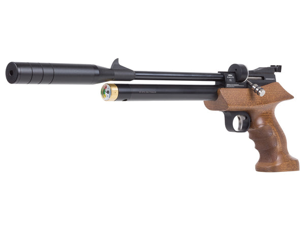 Diana Bandit PCP Air Pistol, .22 Cal, Single-Shot, Beech, Bolt-Action