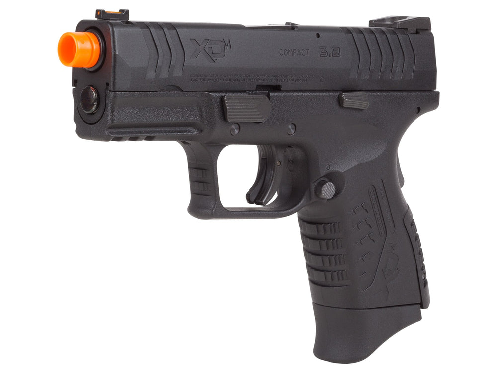 Springfield Armory XDM 3.8" GBB Airsoft Pistol, Black, 6mm, CO2, Blowback