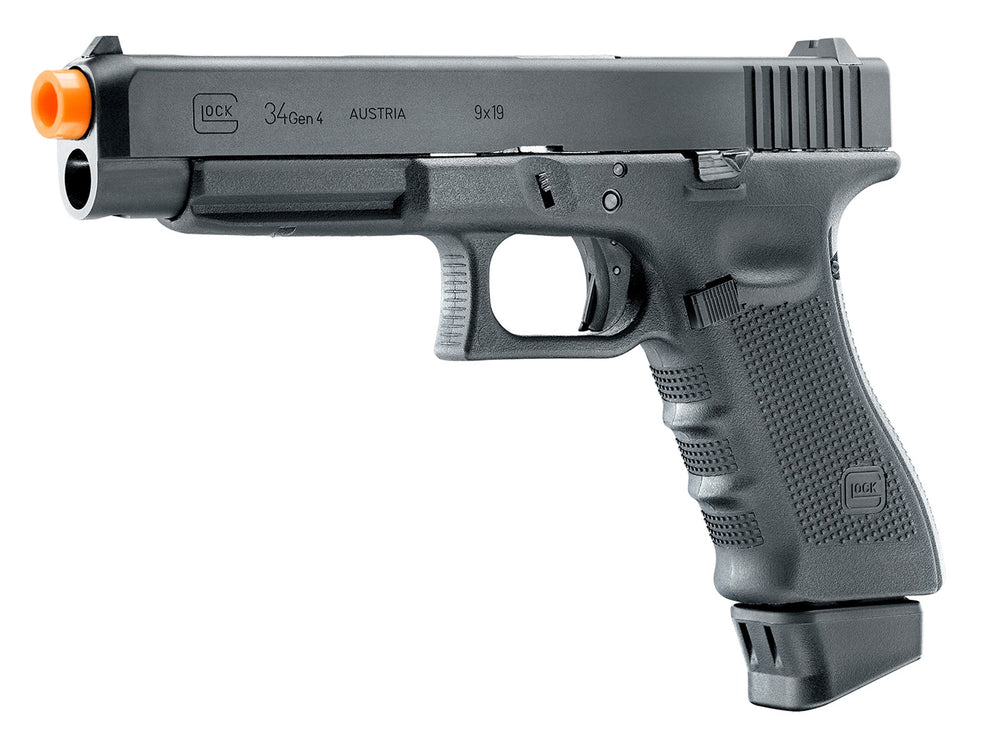 Umarex Glock G34 Gen4 Deluxe CO2 airsoft Pistol, Black, 6mm, Blowback