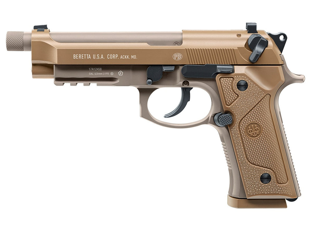 Beretta M9A3 Full Auto .177 CO2 Air Pistol, Multi-Shot, Blowback, Polymer