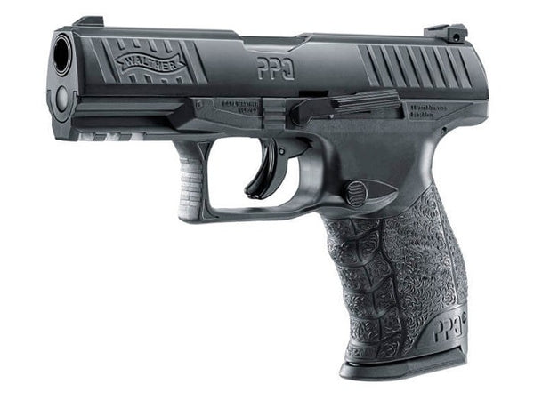 T4E Walther PPQ M2 CO2 Paintball Pistol Black, .43 Cal, Blowback