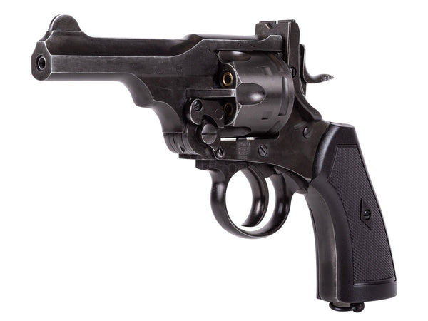 Webley MKVI CO2 Pellet Revolver, Battlefield Finish, 4", .177 Cal