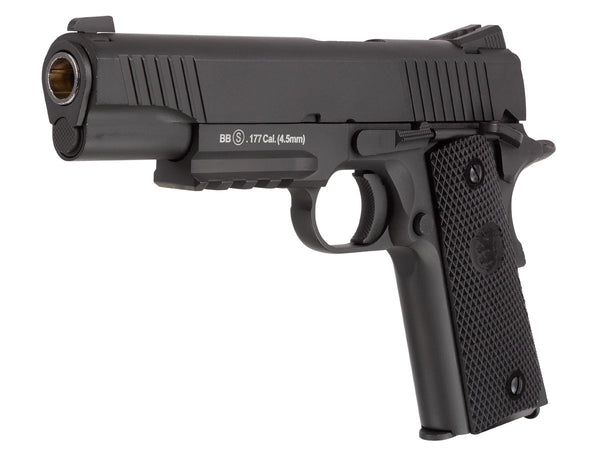 Barra 1911 Tactical Blowback CO2 BB Pistol, .177 Cal, Polymer
