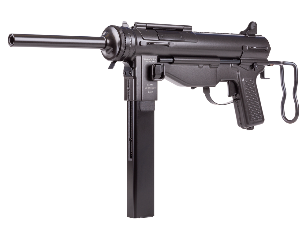 Umarex Legends M3 CO2 Grease Gun, .177 Cal, Blowback, Full Auto, Thumbhole