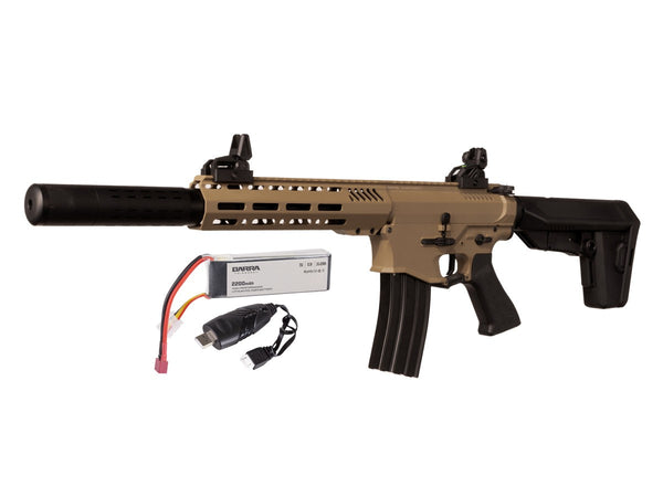 Barra 400E BB Rifle, Tan, .177 Cal, Full Auto