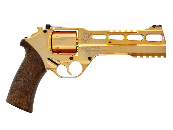 Chiappa Rhino 60DS CO2 .177 BB Revolver, Gold, Synthetic