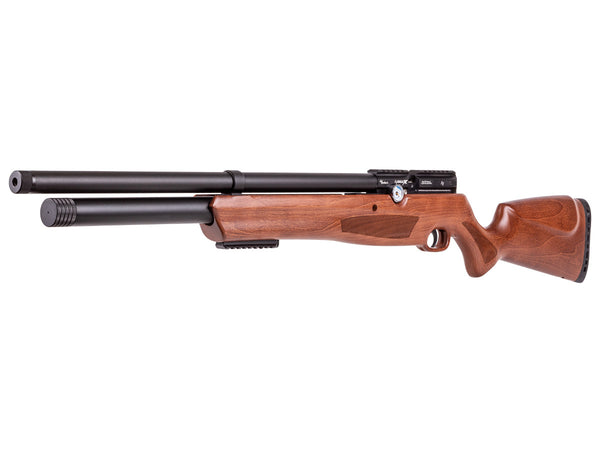 Air Venturi Avenge-X Classic Wood Stock, 400cc Bottle, .25 Cal, Nomad Nano Combo