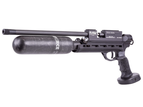 RAW Rapid Air Worx TM1000 Chassis PCP Pistol, Carbon Fiber Bottle, .177 Cal, RH, 480cc
