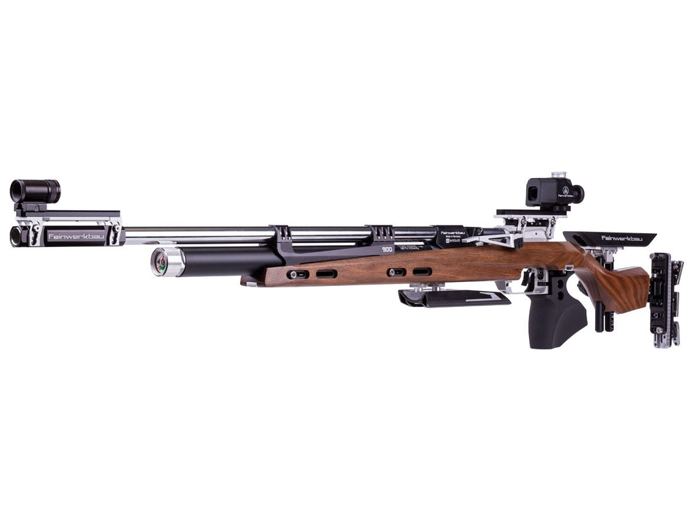 Feinwerkbau FWB 900 W Air Rifle, .177 Cal, PCP, Single-Shot, Walnut, RH