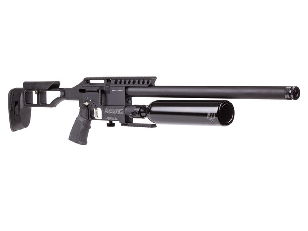 Kral Arms Puncher Shadow PCP Air Rifle, .22 Cal, Synthetic, Sidelever