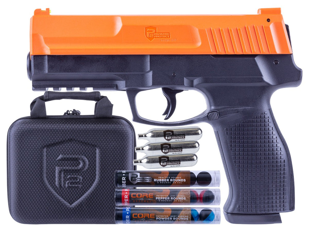 P2P Secure 68P Pepper Defense Kit 16J .68 Cal, CO2