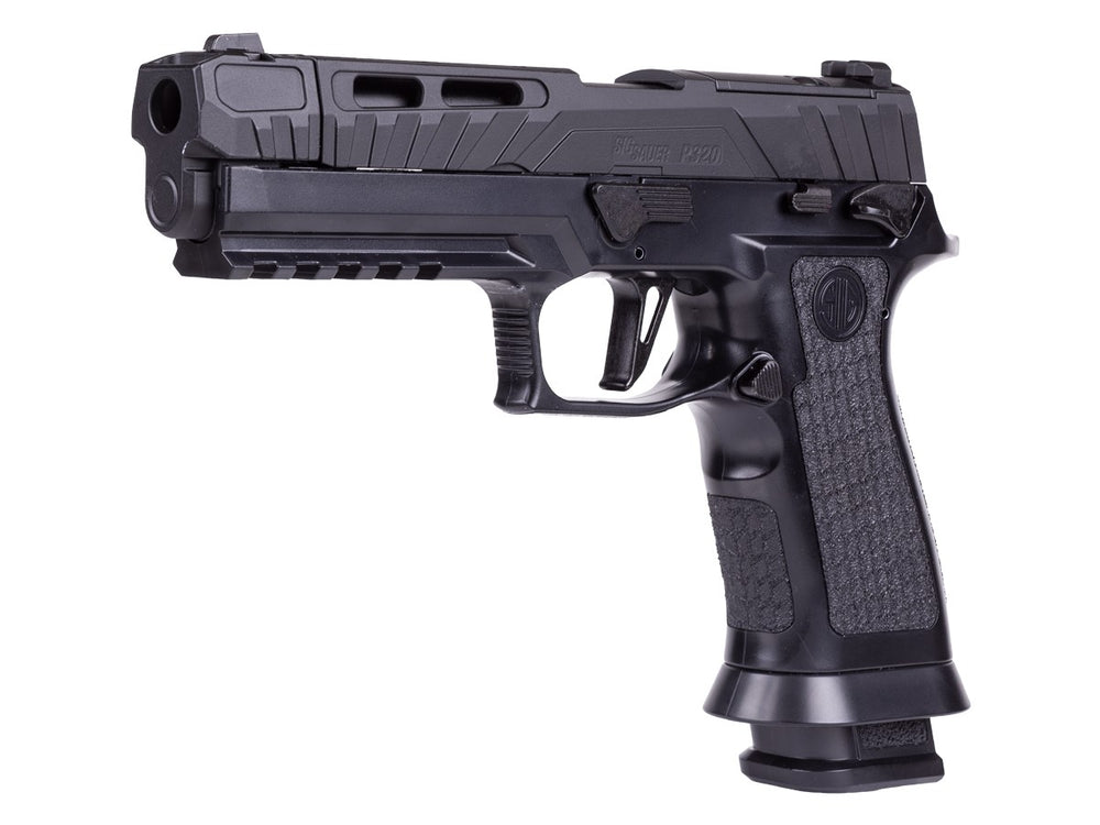 SIG Sauer P320 Spectre Comp Blackout CO2 Pellet Pistol, .177 Cal, Blowback