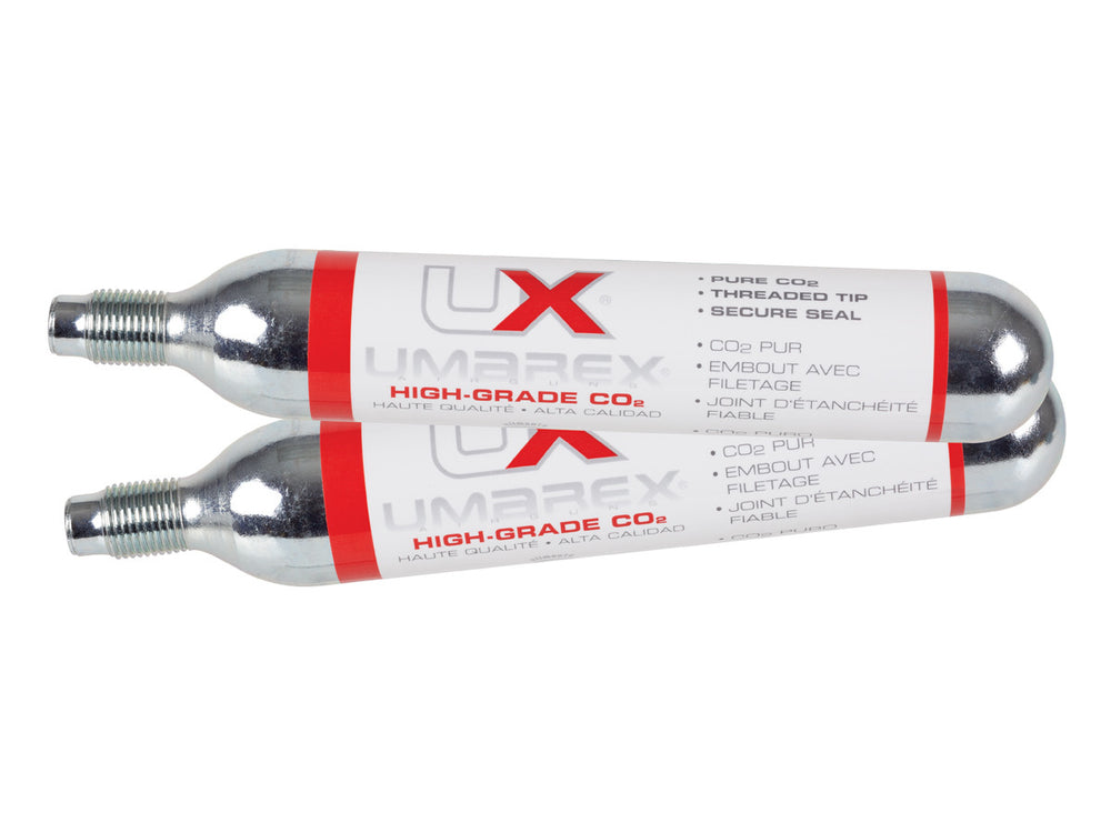 Umarex Walther, Pre-filled Disposable, 88-Gram CO2 Cartridges, 2pk