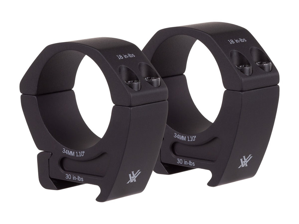 Vortex Pro Series 34mm Rings, Medium, Weaver/Picatinny