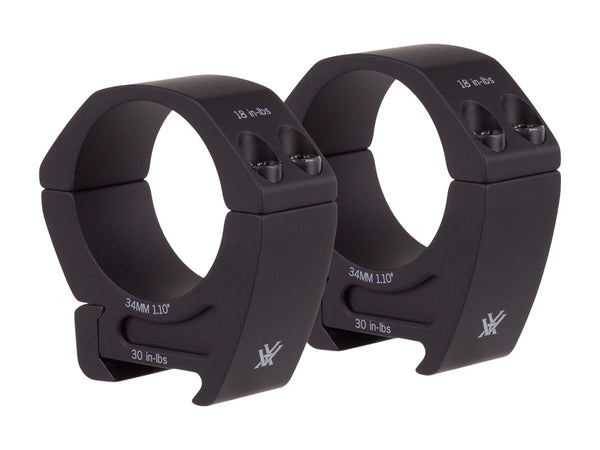 Vortex Pro Series 34mm Rings, Medium, Weaver/Picatinny