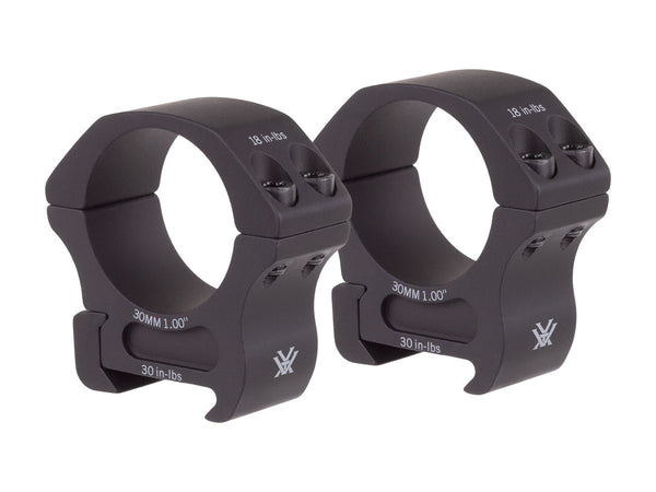 Vortex Pro Series 30mm Rings, Medium, Weaver/Picatinny