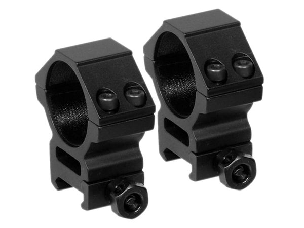 UTG Leapers 30mm Rings, Medium, Weaver Mount, See-Thru