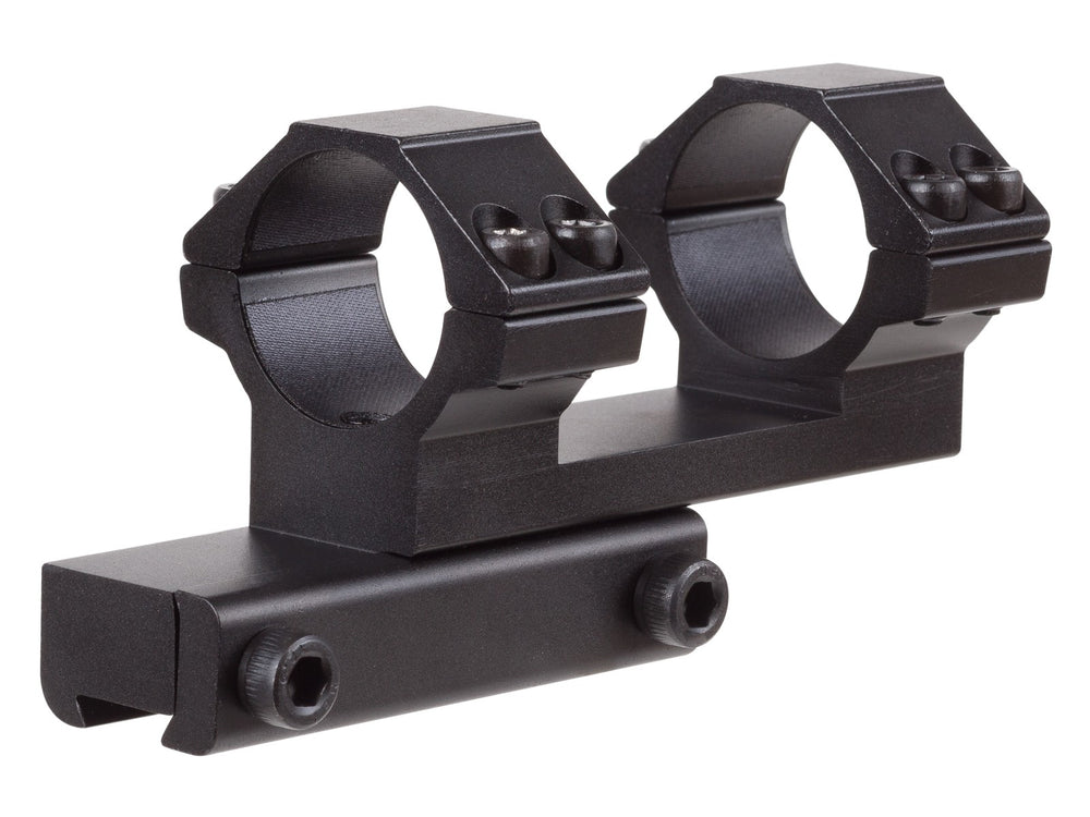 UTG Leapers Accushot 1-Pc Bi-directional Offset Mount w/1" Rings, High, 11mm Dovetail
