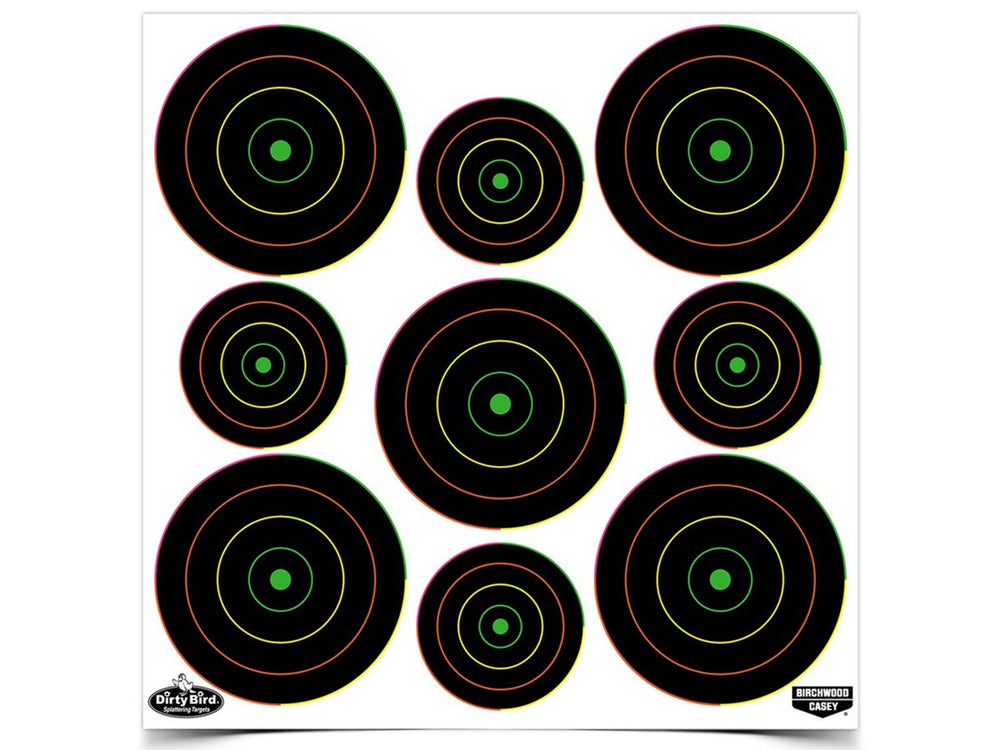 Birchwood Casey Dirty Bird Targets, 2" & 3" Targets, 180ct
