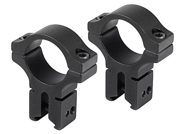 BKL 1" Rings, 3/8" or 11mm Dovetail, Matte Black