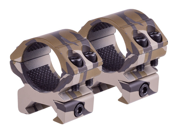 Hawke Match Mount 1" Rings, Weaver, Low, Mossy Oak Bottomlands