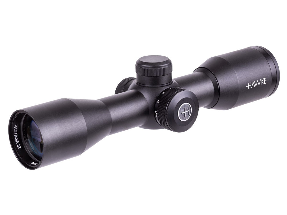 Hawke Vantage 3x32 IR L4A Dot Rimfire with Weaver Rings, 1" Tube