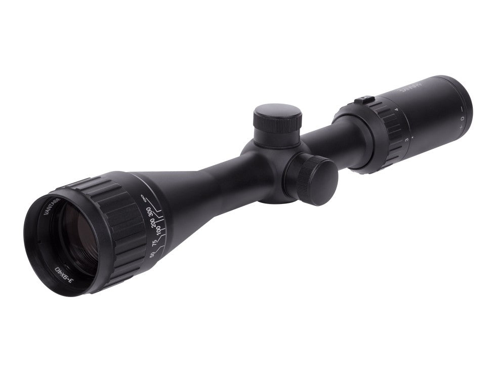Hawke Sport Optics 3-9x40 AO Sport HD Rifle Scope, 30/30 Duplex Reticle, 1/4 MOA, 1" Tube