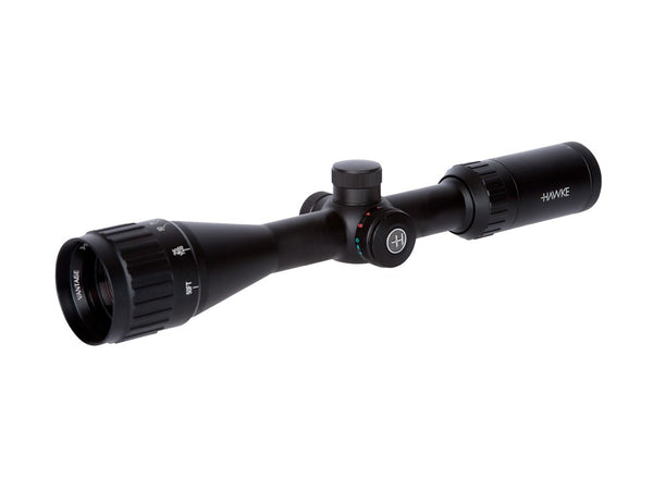 Hawke Sport Optics Vantage 3-9x40 AO Rifle Scope, Ill. Mil-Dot Center Reticle, 1/4 MOA, 1" Mono-Tube