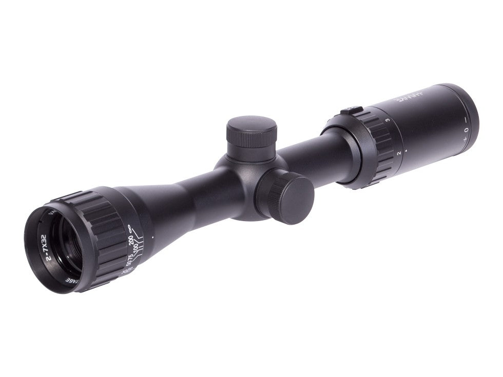 Hawke Sport Optics 2-7x32 AO Sport HD Rifle Scope, Mil-Dot Reticle, 1/4 MOA, 1" Tube