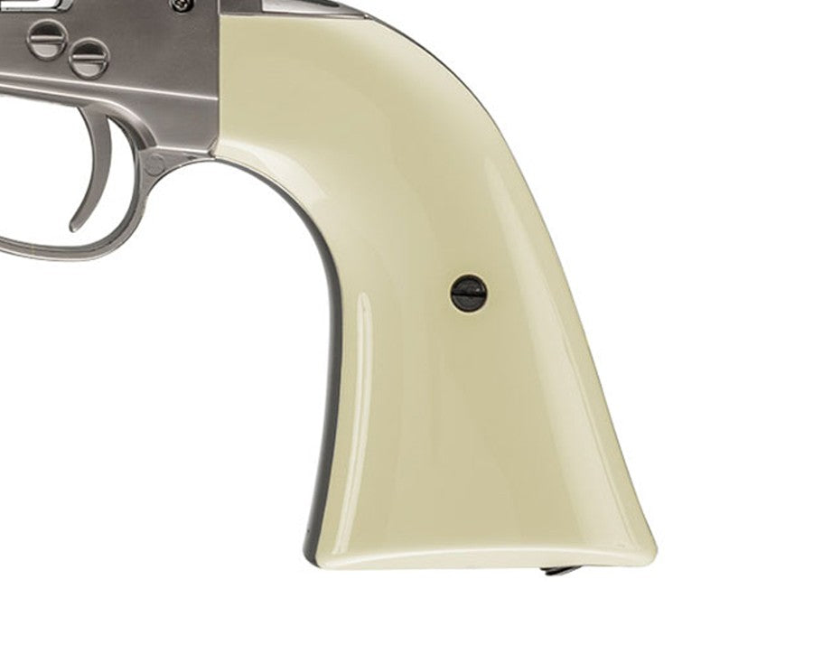Set of Ivory Plastic Grips, Fits Umarex Colt SAA CO2 Revolver