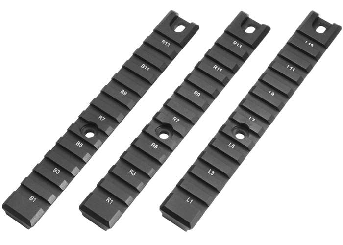 UTG Model 36 Handguard Picatinny Rail, 3ct