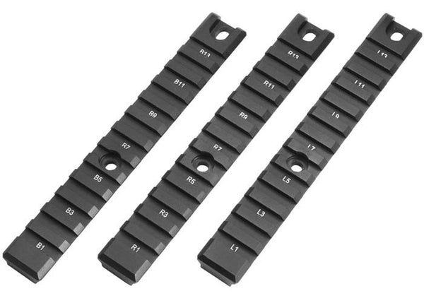 UTG Model 36 Handguard Picatinny Rail, 3ct