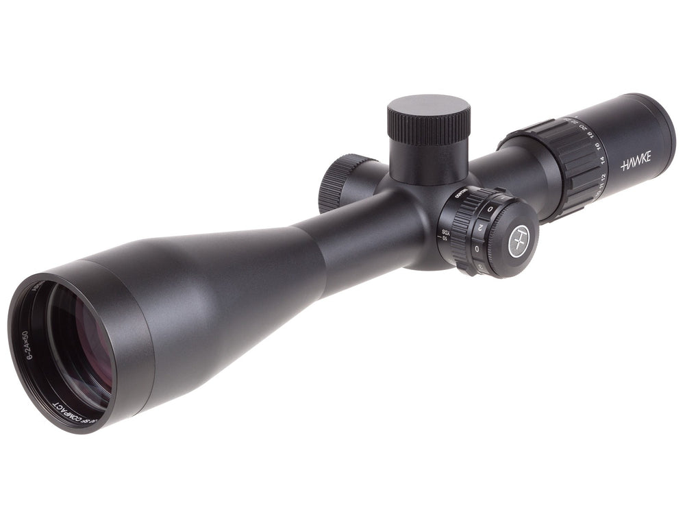 Hawke 6-24x50 Airmax 30 SF Compact IR, Ill., AMX IR, 1/10 MRAD, 30mm