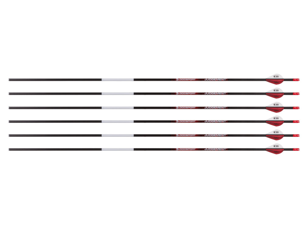 Bloodsport Judgement Arrow, 500 Spine, 6 Pack